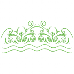 Flowers And Tree Embroidery Design 3